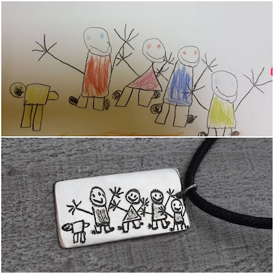 .:: Детска рисунка върху бижу ::.